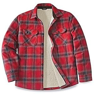 Men's Coleman® Flannel Shirt Jacket, Size XL